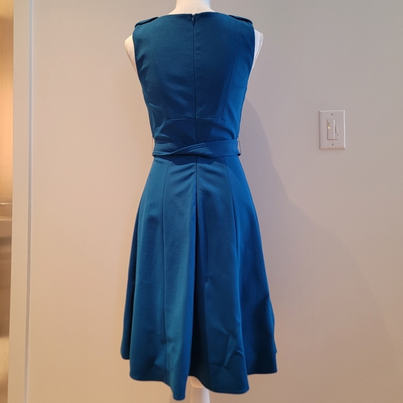 🖤KAREN MILLEN BLUE A LINE DRESS - Picture 8 of 12